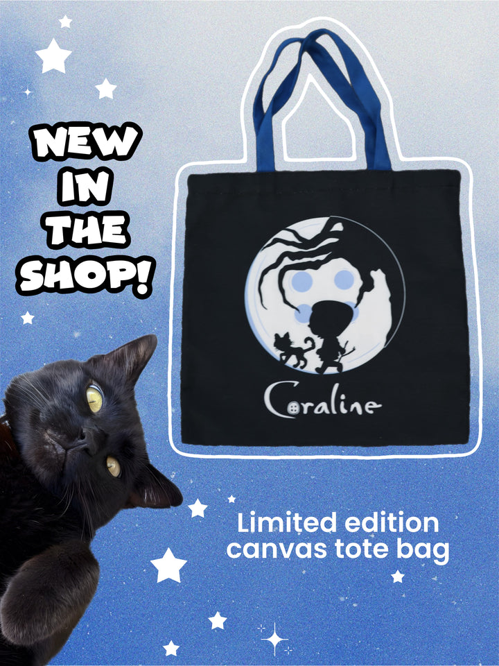 Coraline Moonlight Adventure - Tote Bag