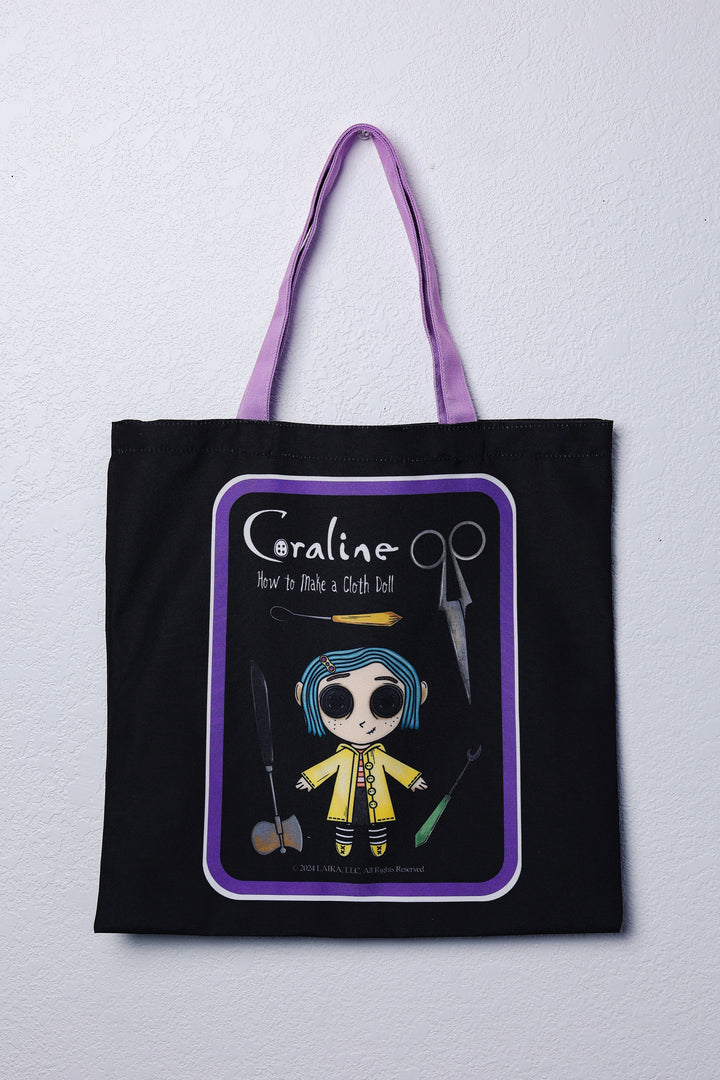 Coraline Doll Tool Kit Canvas Tote Bag