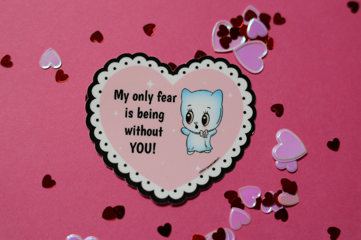 Kitty Boo Valentine - Sticker