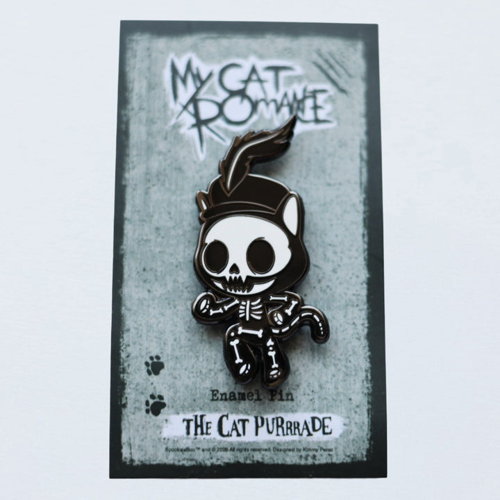 Cat Purrrade Enamel Pin