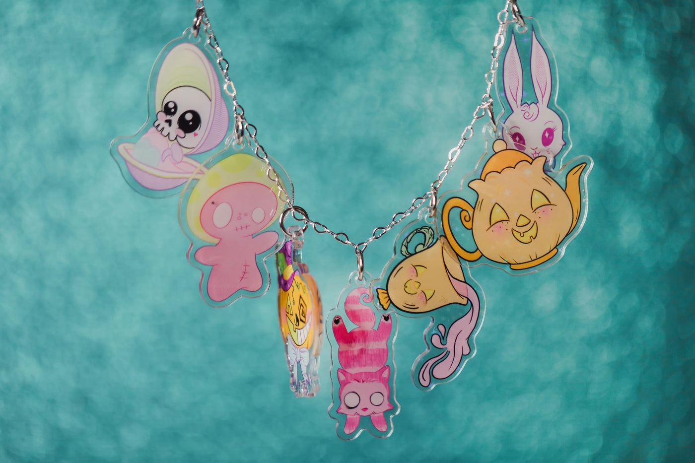 Spooky Wonderland Acrylic Necklace