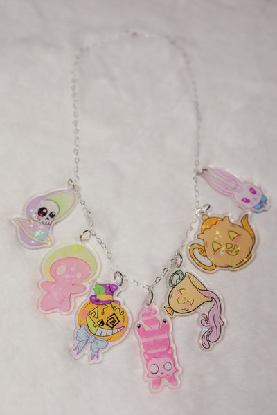 Spooky Wonderland Acrylic Necklace