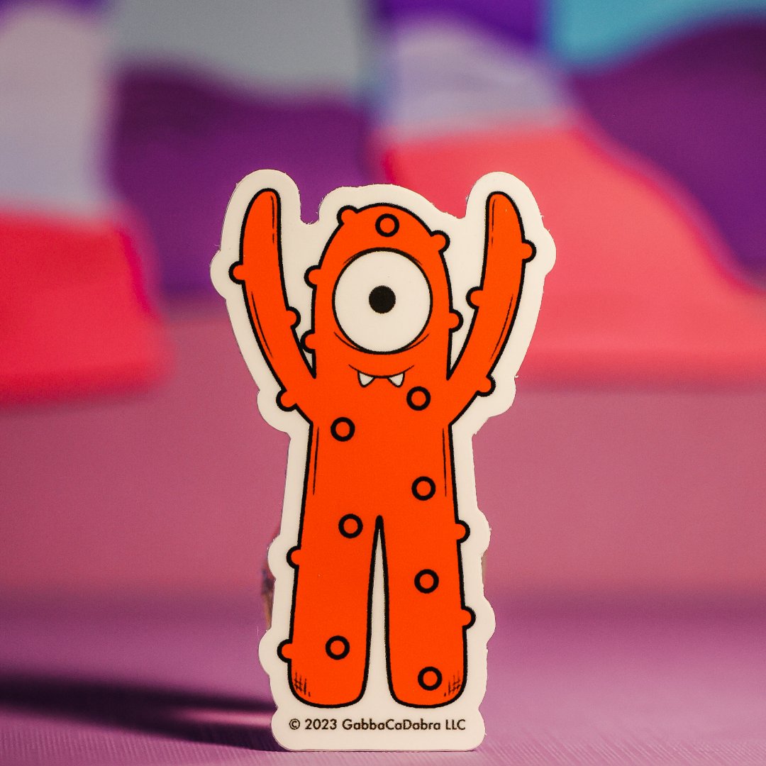 Muno Sticker - Yo Gabba Gabba!