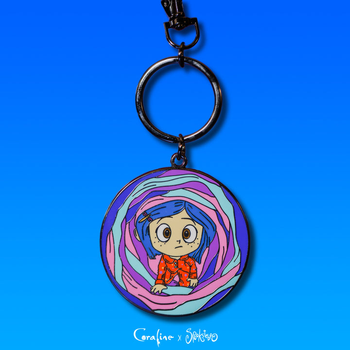 Coraline Portal - Enamel Keychain