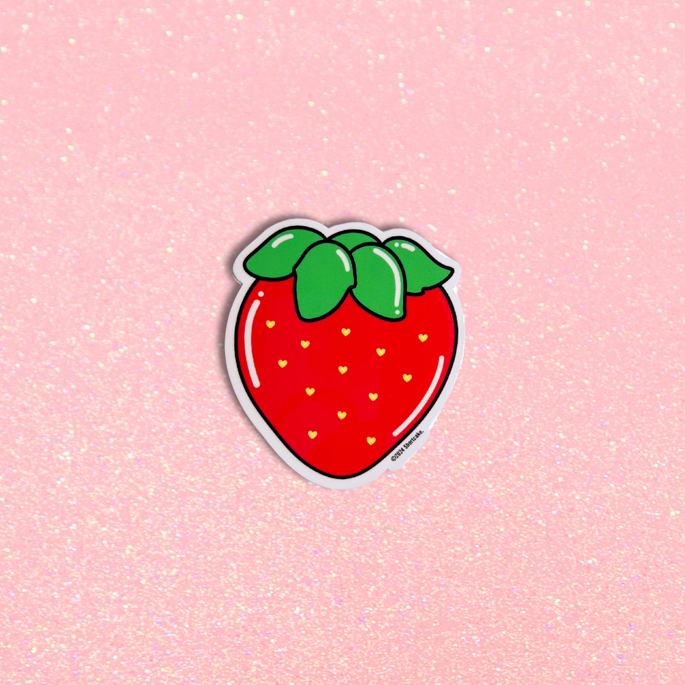 Besties Strawberry Sticker