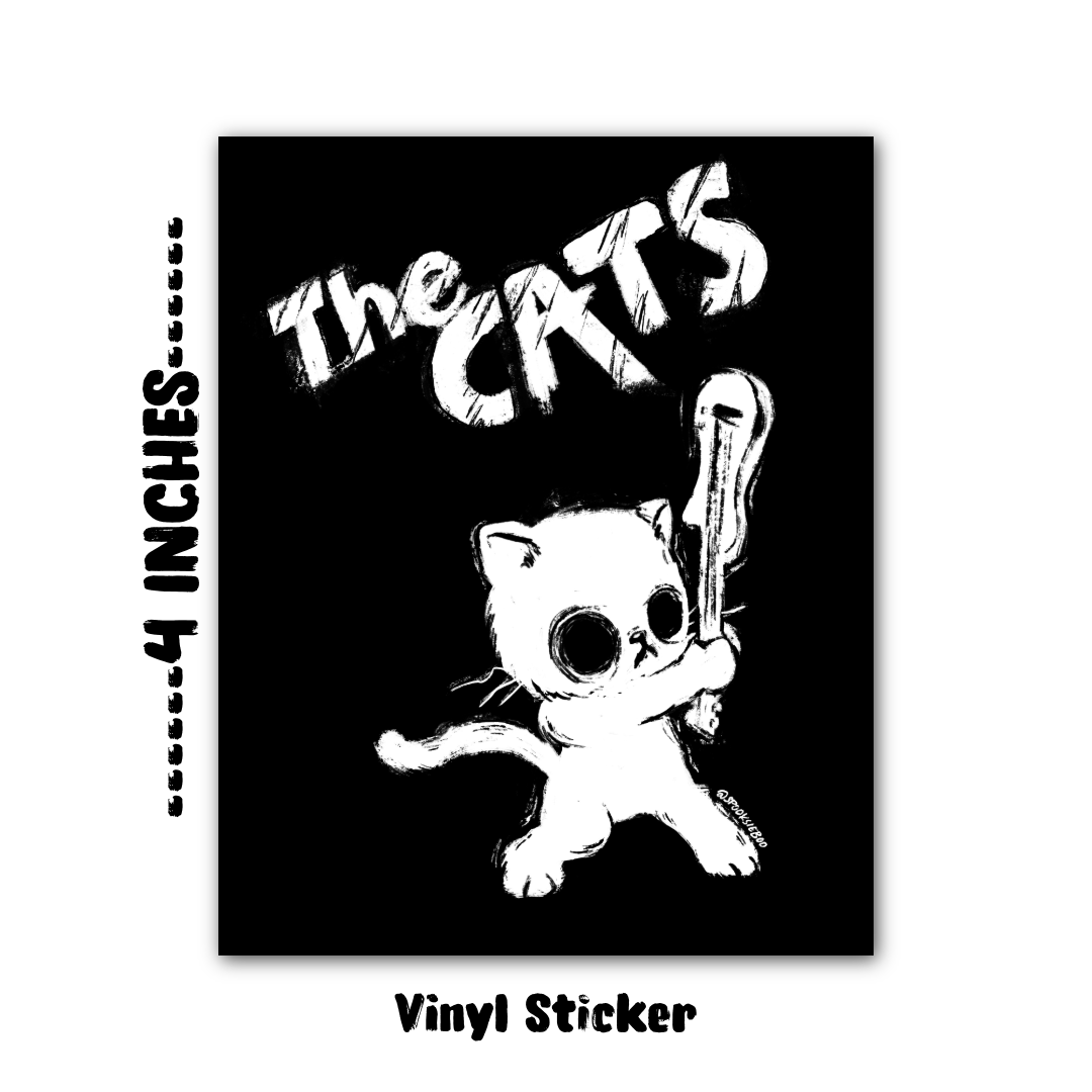 THE CATS  4” Vinyl Sticker