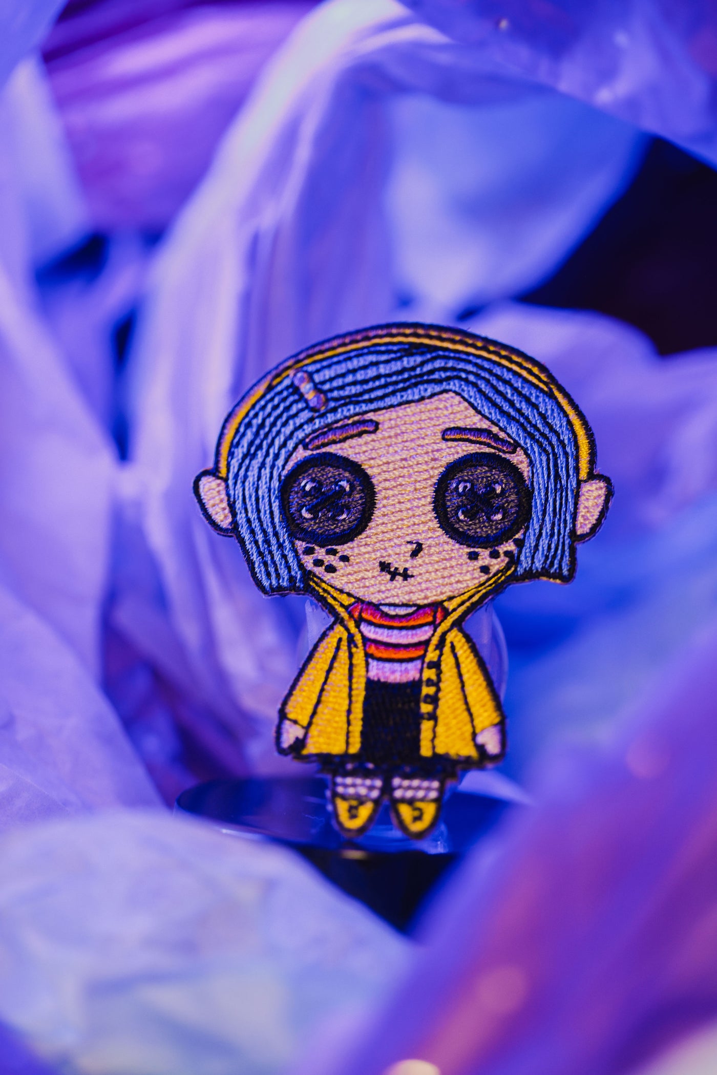 Coraline Doll - Iron On Patch