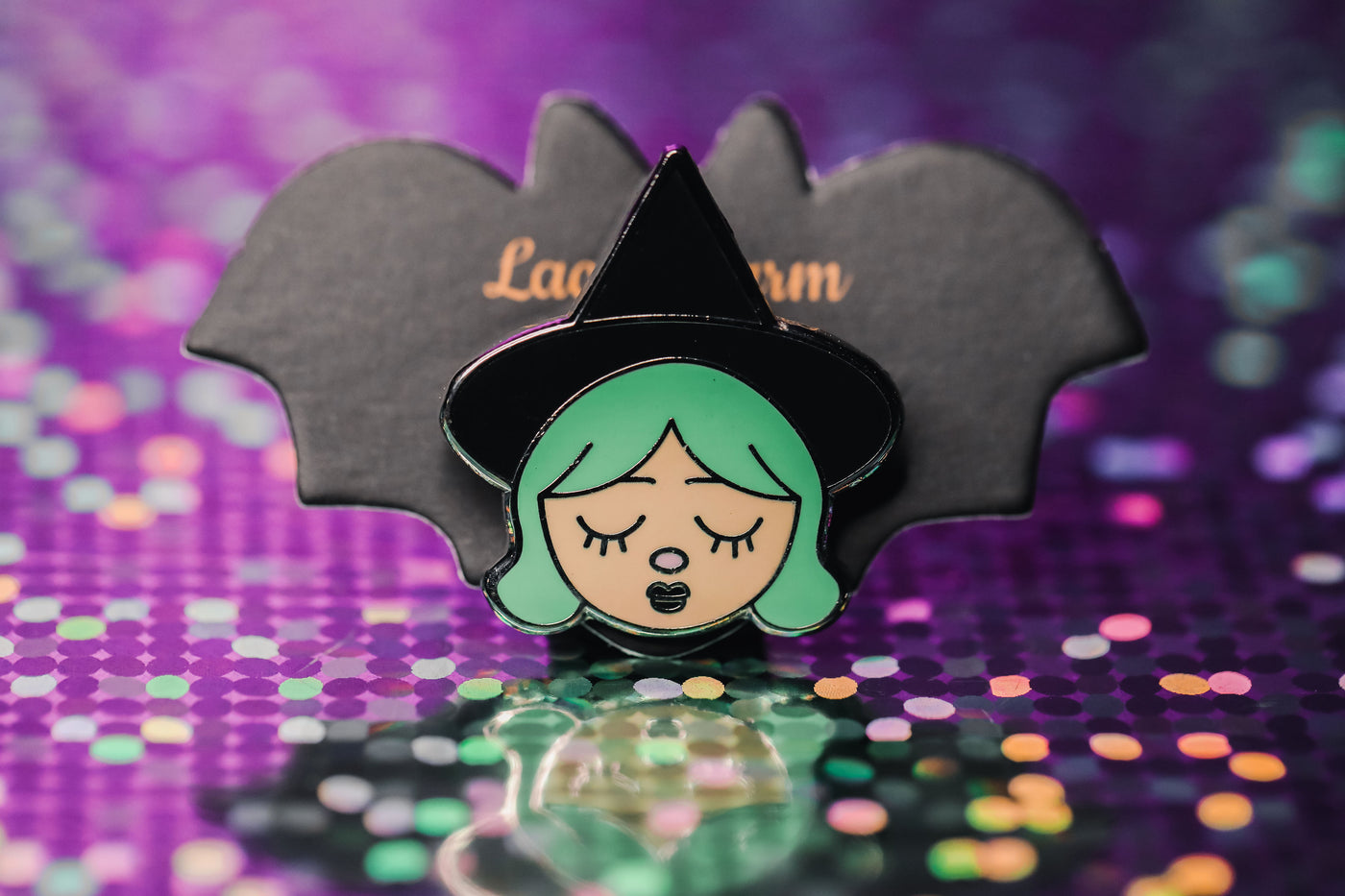 Kawaii Halloween Witch - Lace Charm