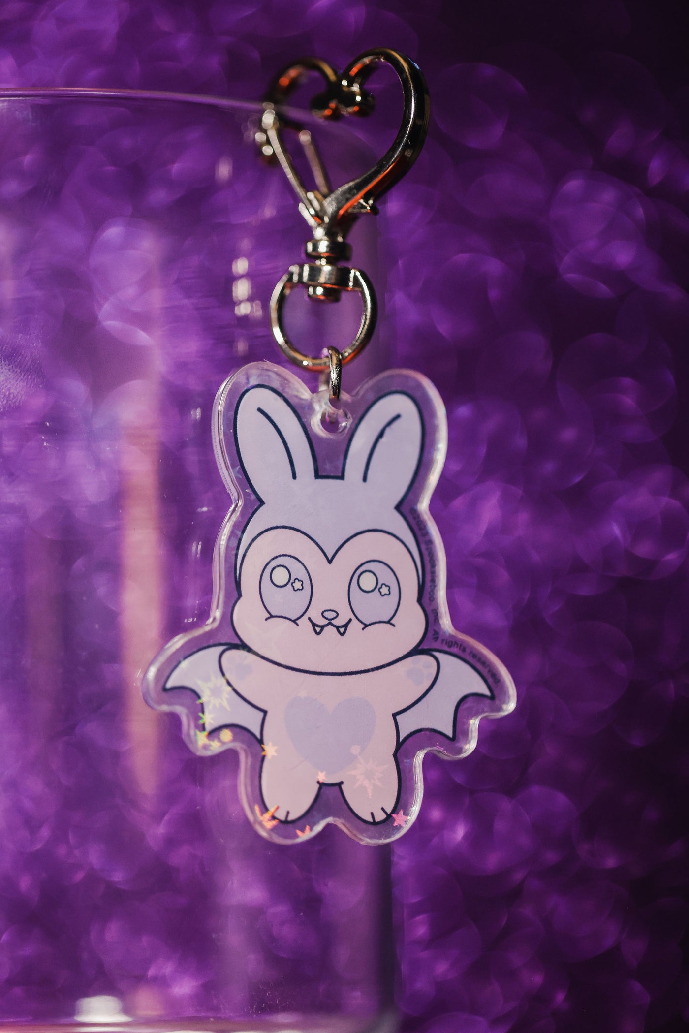 Lollipop Bunny Keychain - Spooky and Kawaii Bunnies Collection