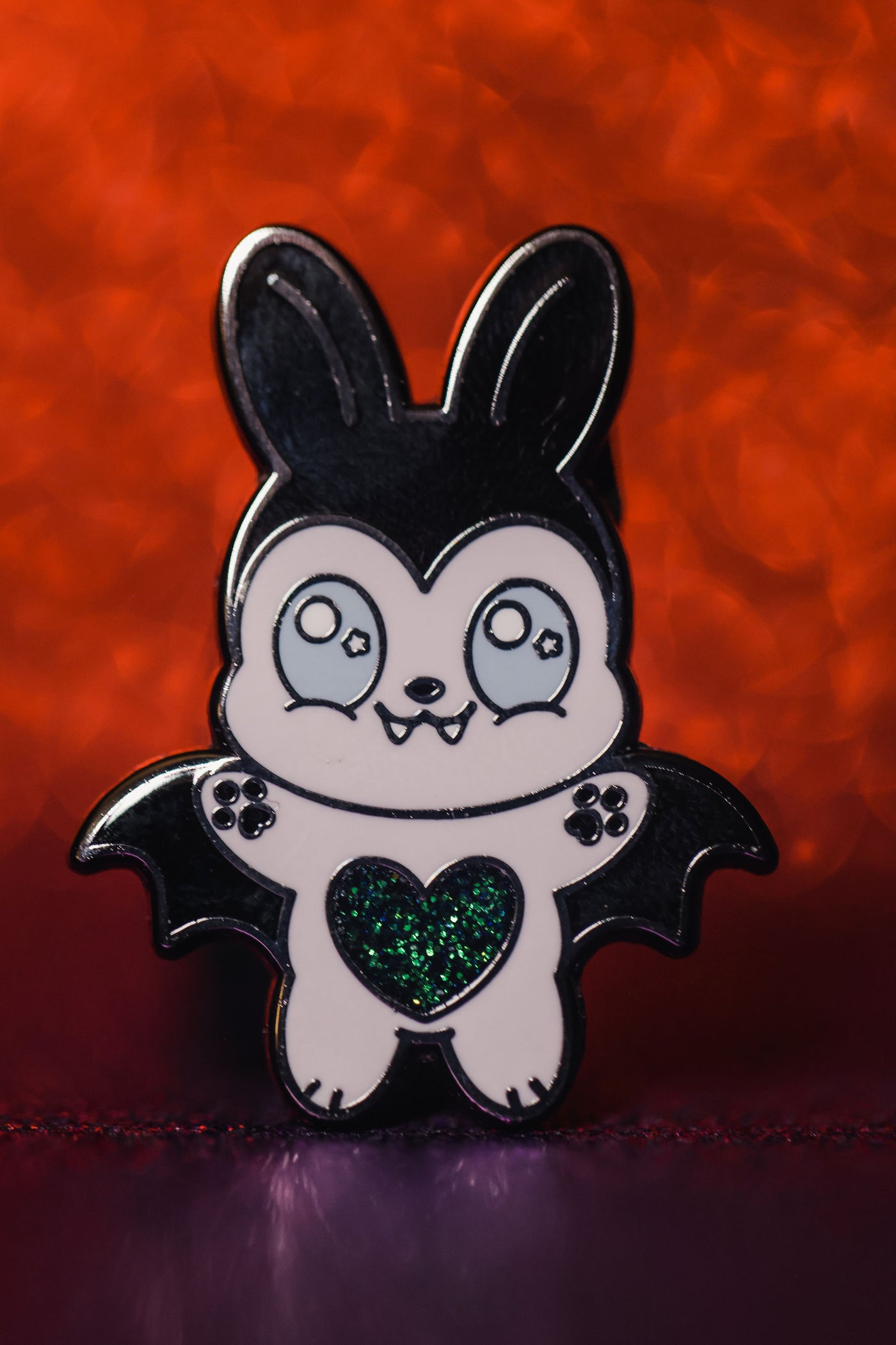 Cry Baby Bunny Enamel Pin - Spooky and Kawaii Bunnies Collection
