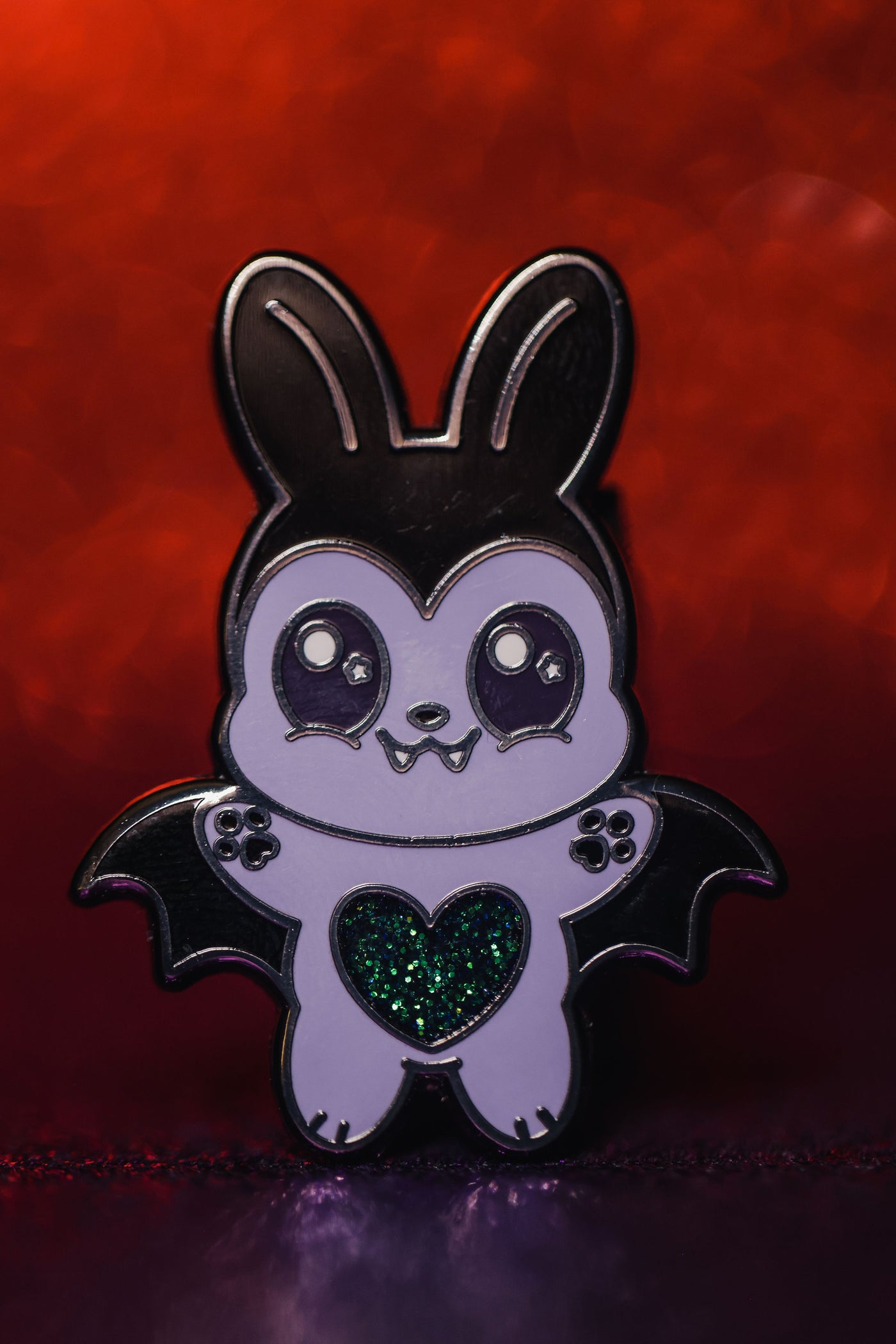 Berry Bunny Enamel Pin - Spooky and Kawaii Bunnies Collection