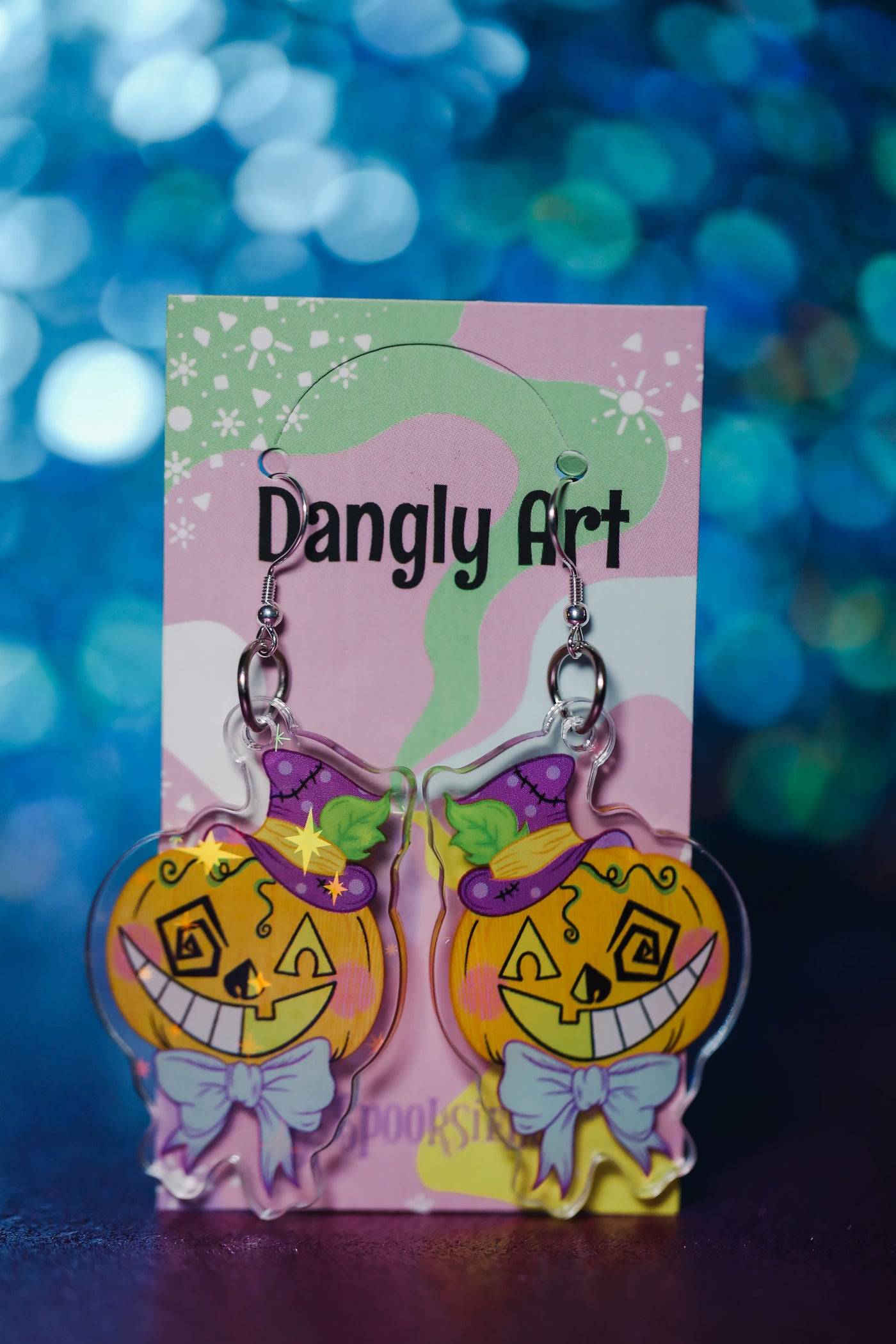 The Mad Hatter Acrylic Earrings- Clearance