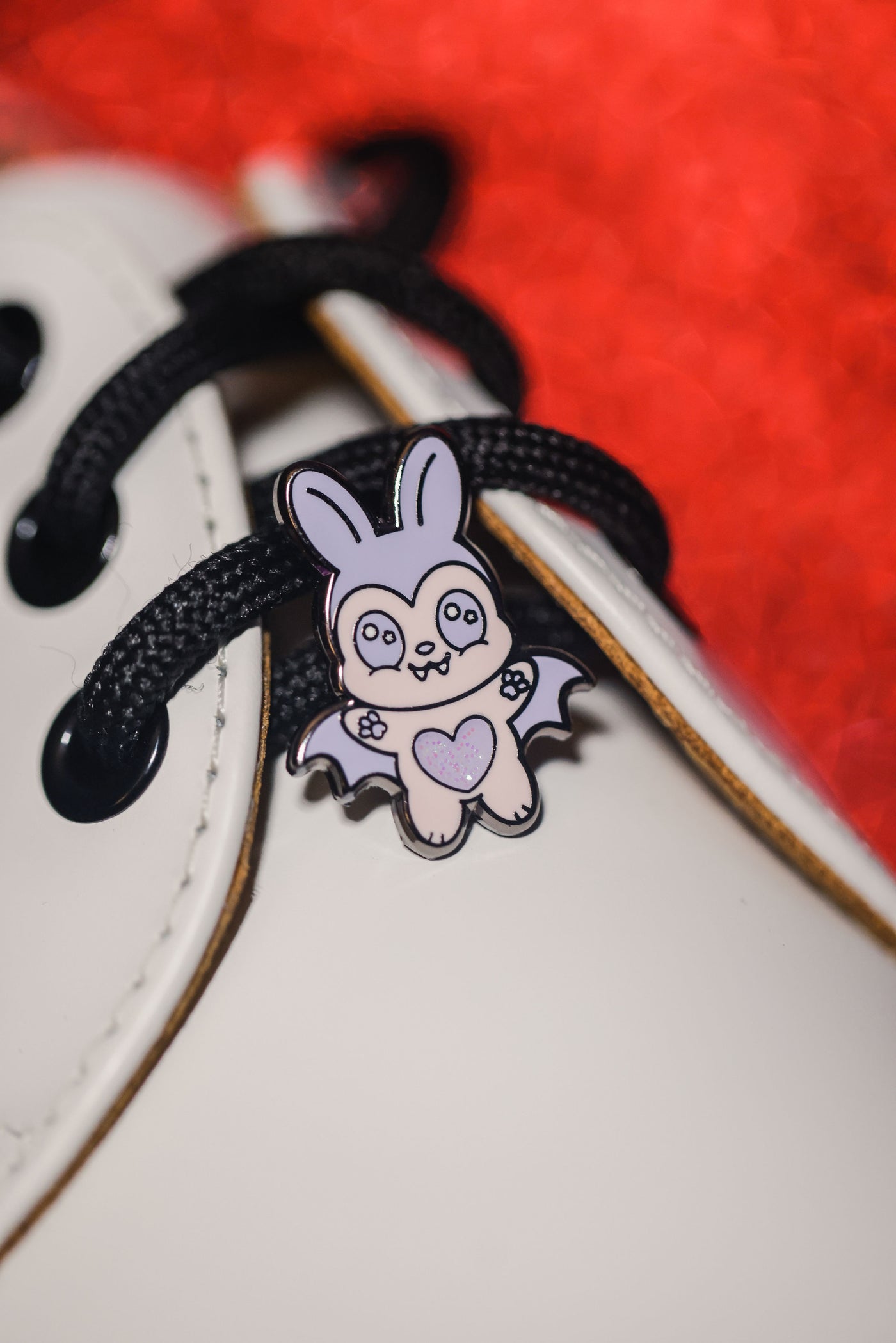 Lollipop Bunny Lace Charm - Spooky and Kawaii Bunnies Collection