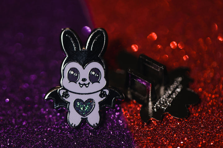 Berry Bunny Lace Charm - Spooky and Kawaii Bunnies Collection