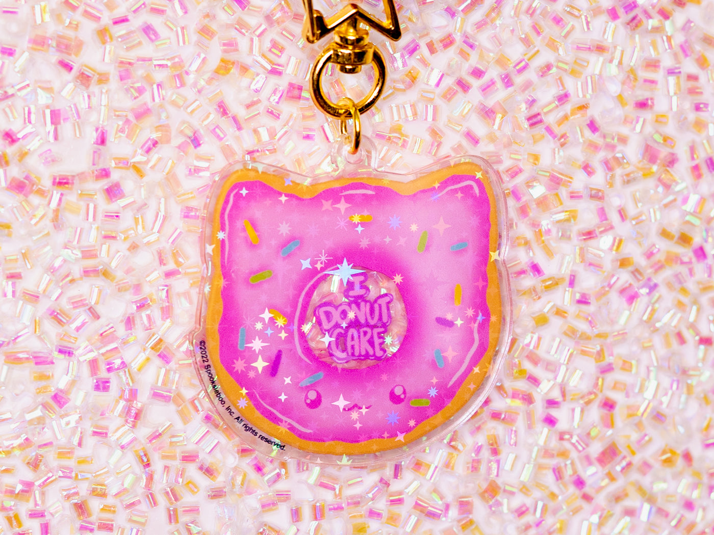 Pastel Halloween - Donut Kitty Keychain