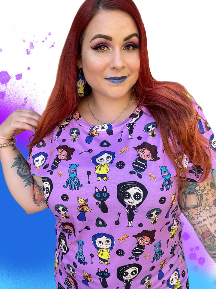 Coraline All Around Printed Shirt