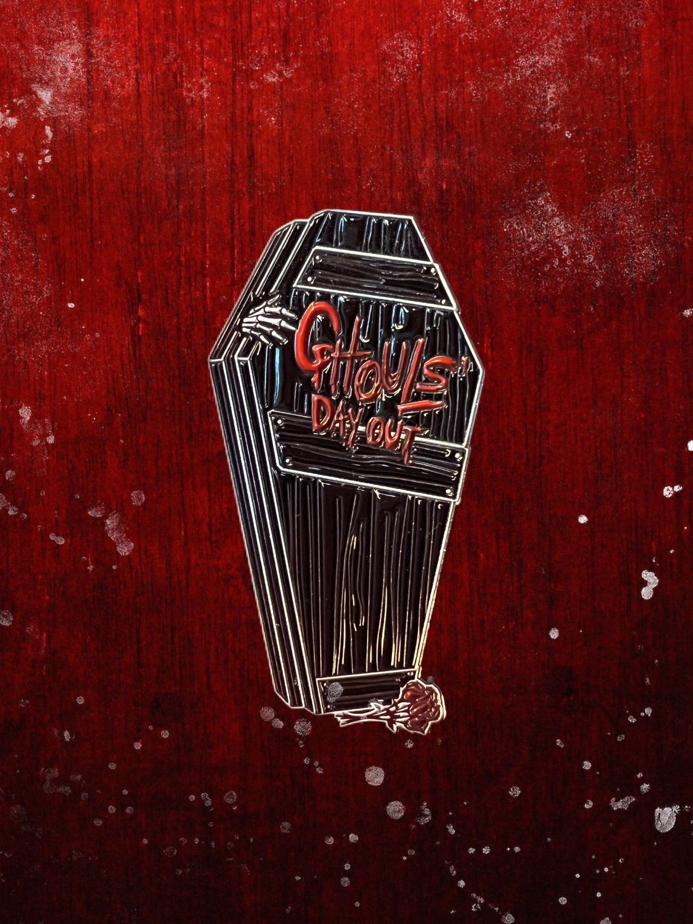 Ghouls' Day Out Coffin - Enamel Pin
