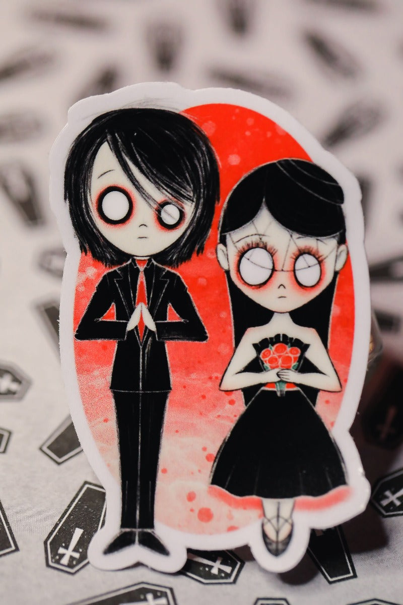 Ghoul Couple - Sticker