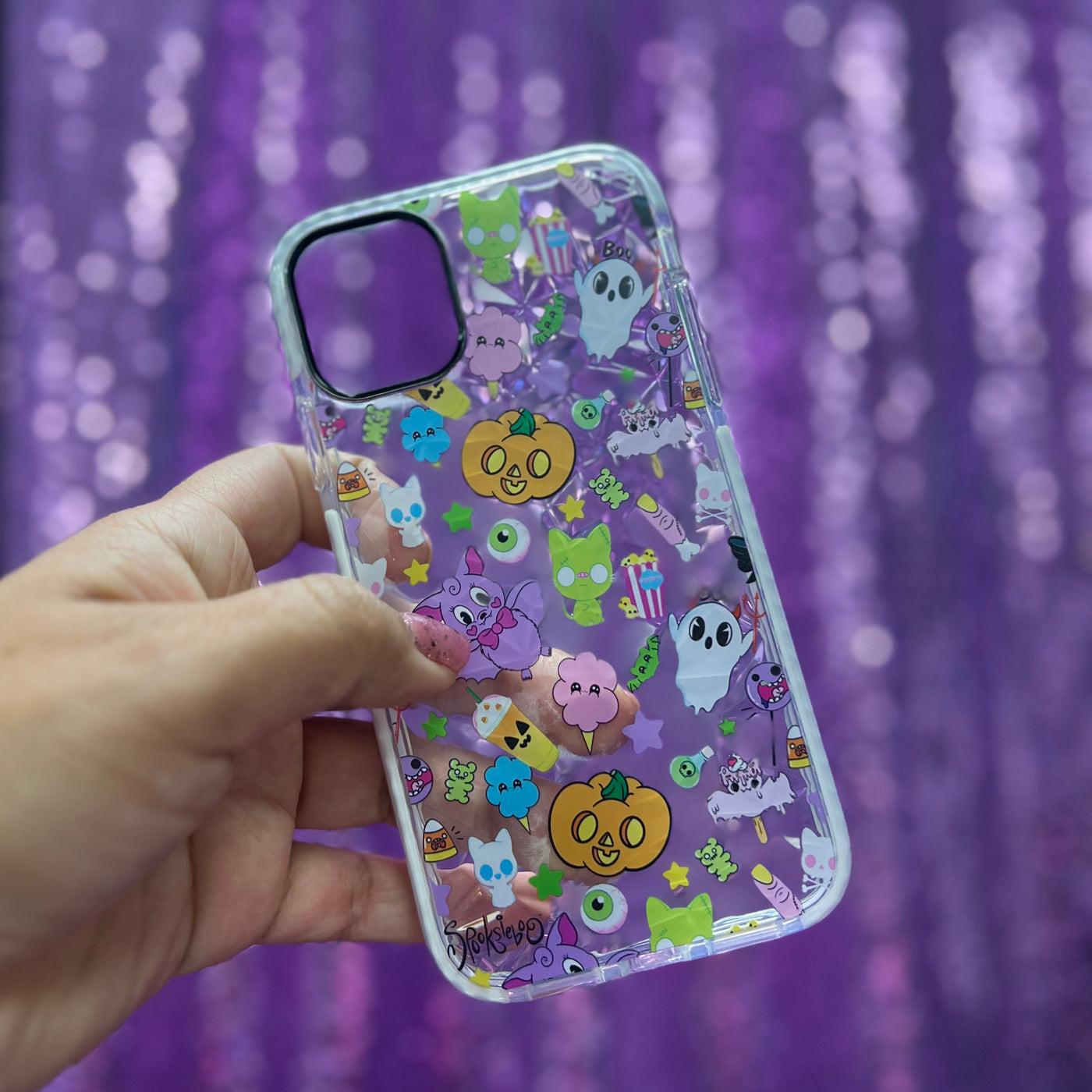 Clear Pastel Halloween Phone Case